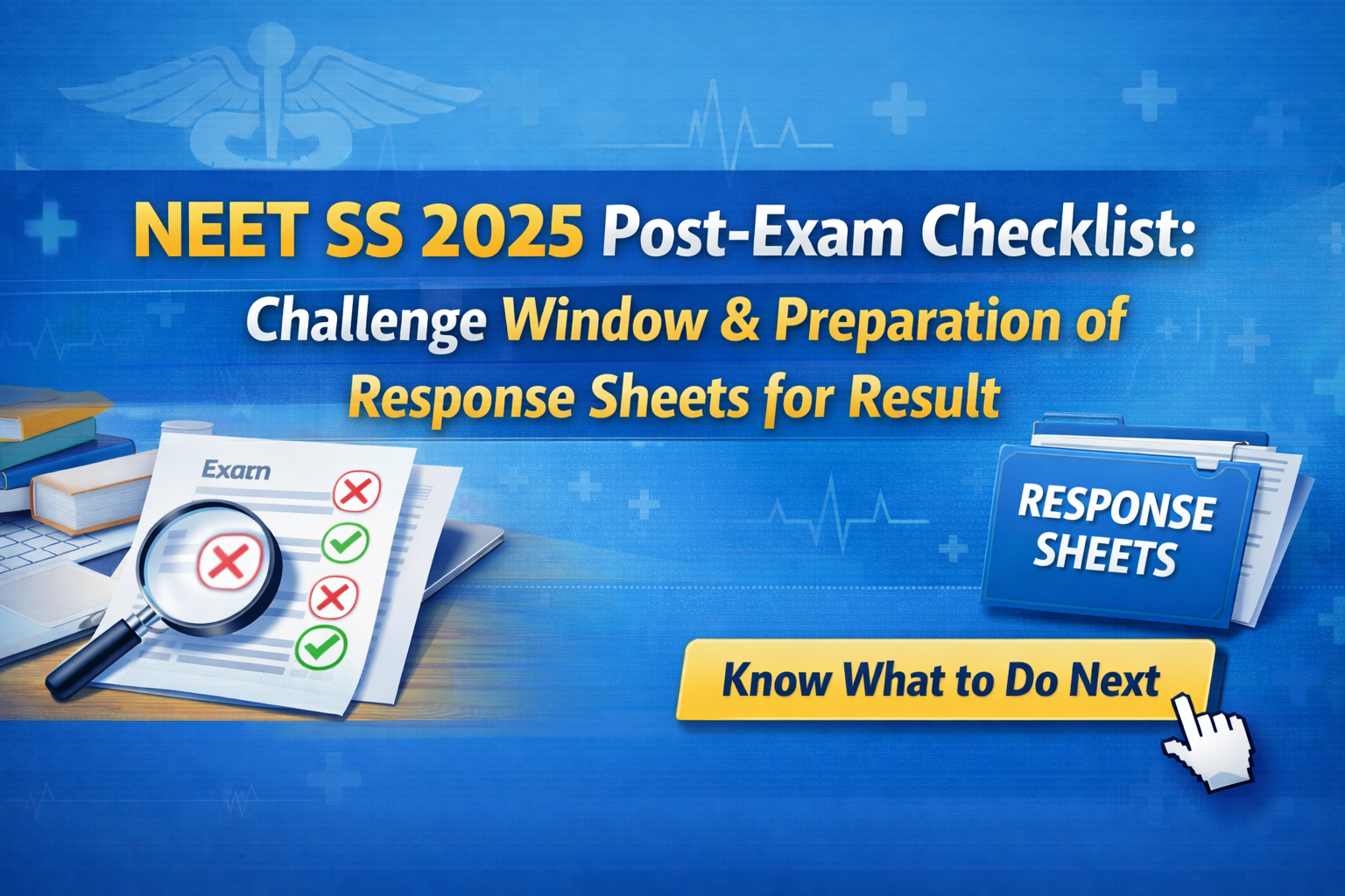NEET SS 2025 Post-Exam Checklist:?Challenge Window & Preparation of Response Sheets for Result